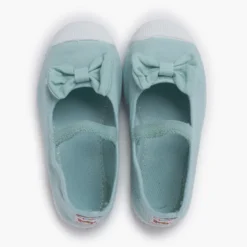 Bailarina elástico y lazo suela zapatillas