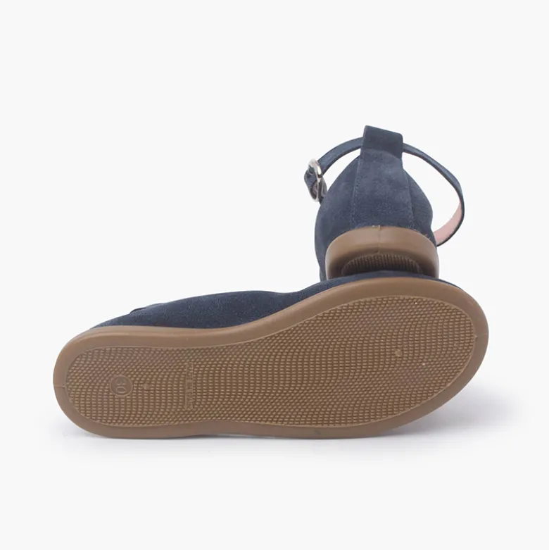 Bailarinas Flexibles Serraje con Pulsera