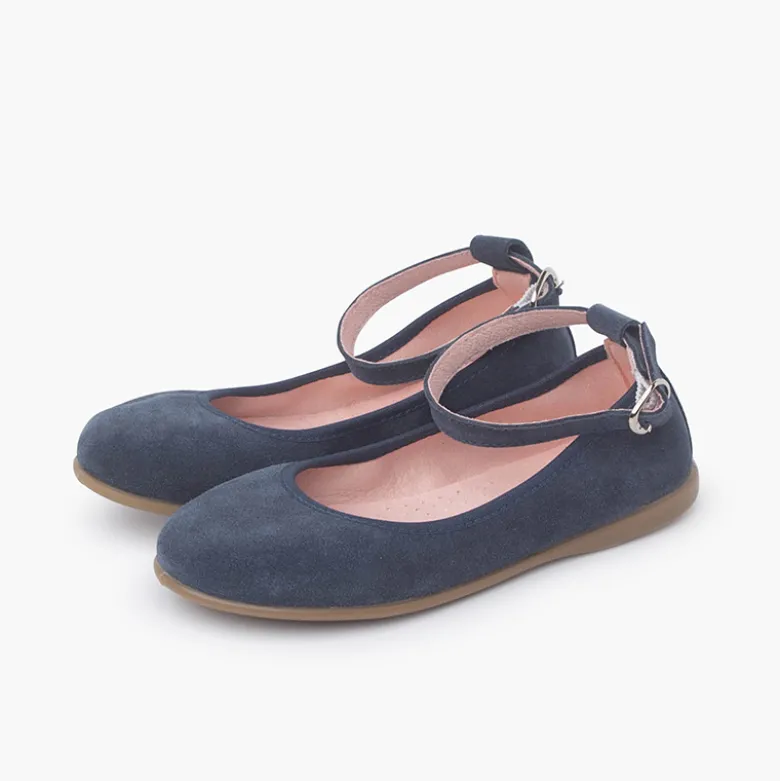 Bailarinas Flexibles Serraje con Pulsera