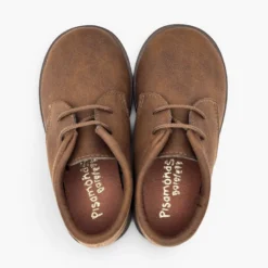 Blucher barefoot efecto piel cordones finos