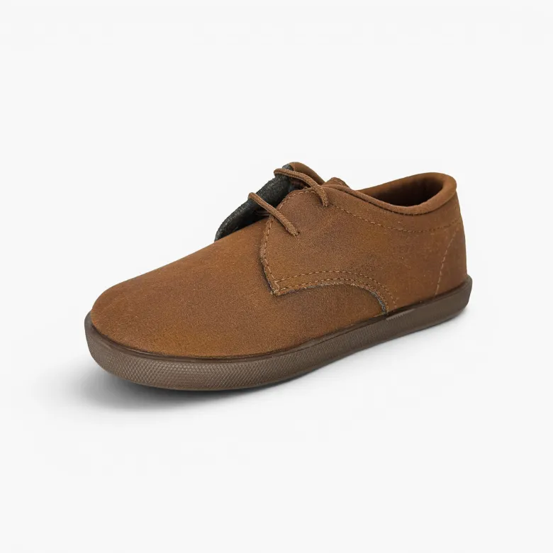 Blucher barefoot efecto piel cordones finos