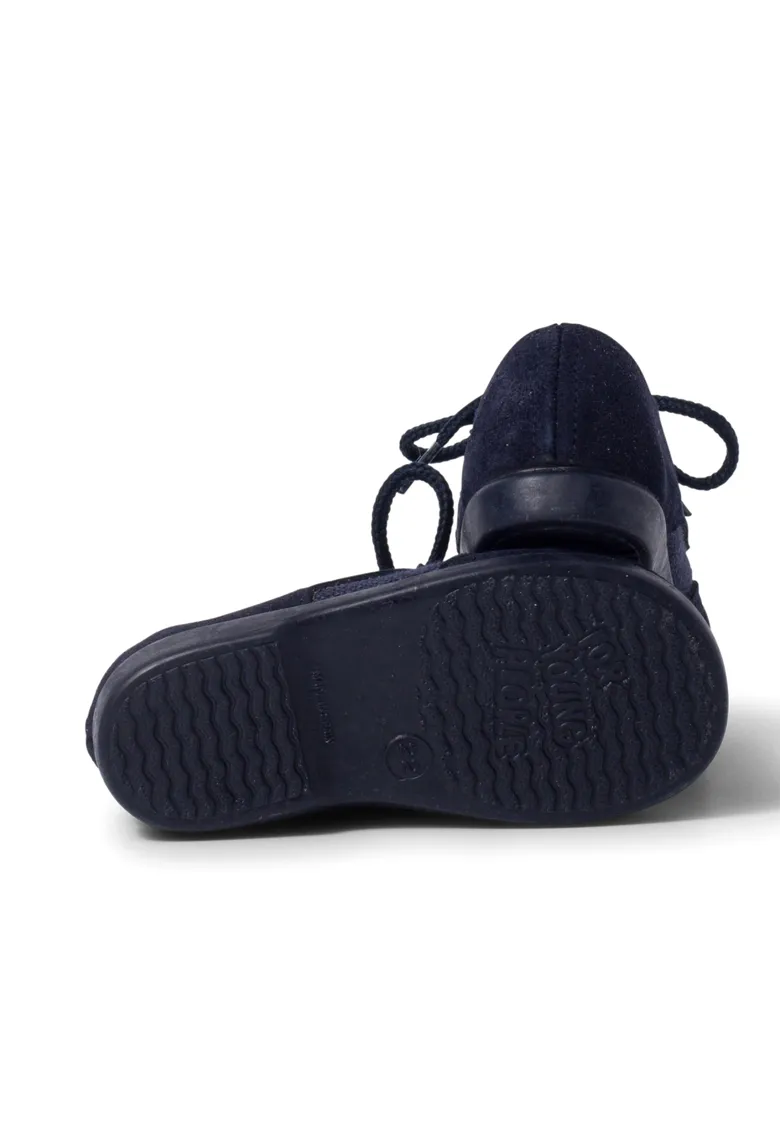 Blucher lino y serraje picado niños