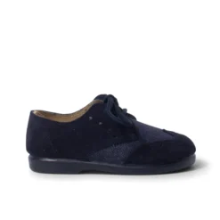 Blucher lino y serraje picado niños