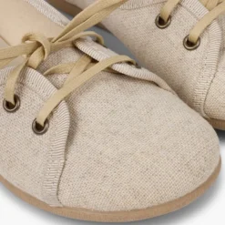 Blucher niña lino tipo salón