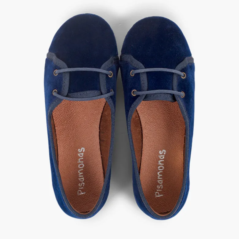 Blucher niña terciopelo salón
