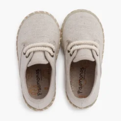 Blucher niño lona suela yute bicolor
