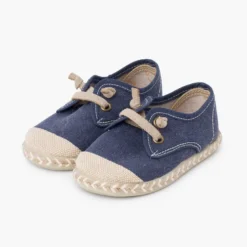 Blucher niño puntera yute cordon elástico