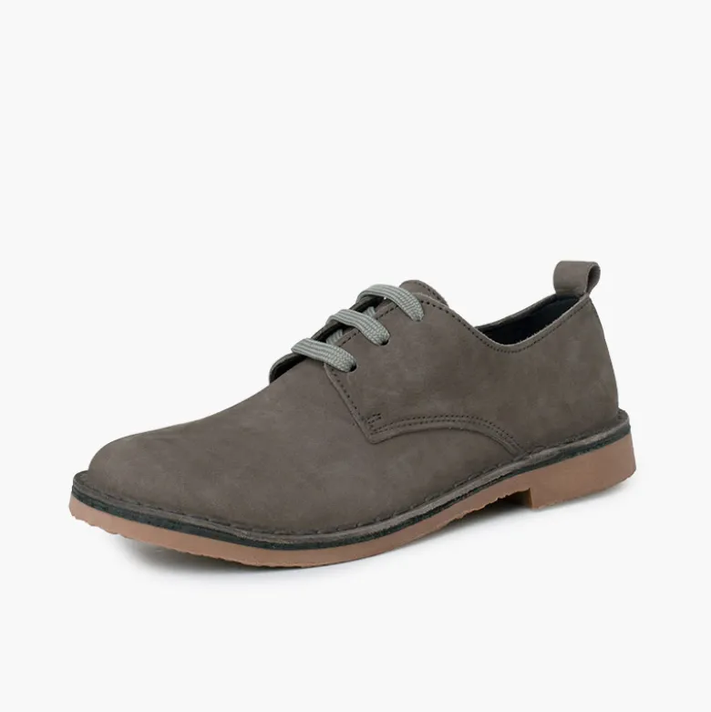 Blucher piel nobuck encerado