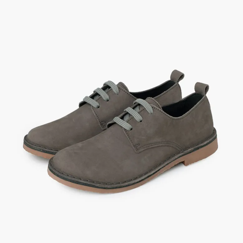 Blucher piel nobuck encerado