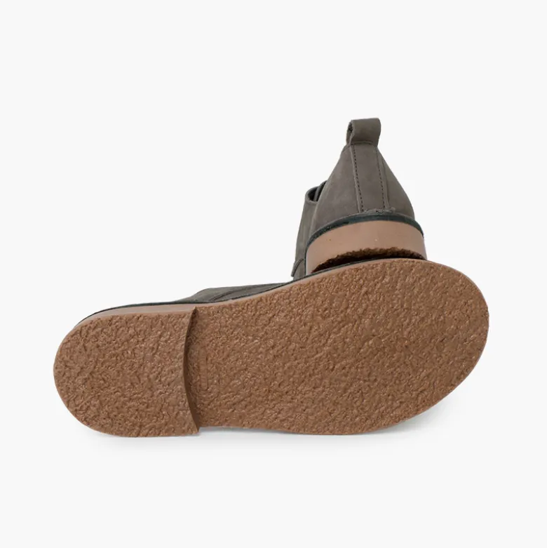 Blucher piel nobuck encerado