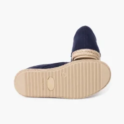 Blucher puntera y cordones yute efecto suede