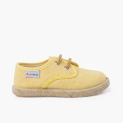 Bluchers lino cordones y base yute