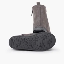 Bota borrego cordones cremallera lateral