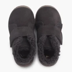 Bota Cuello Tipo Borreguito y Tira Adherente