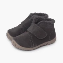 Bota Cuello Tipo Borreguito y Tira Adherente