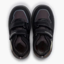 Bota deportiva piel doble tira adherente
