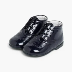 Bota Inglesa/ Zapato Inglés Tipo Charol