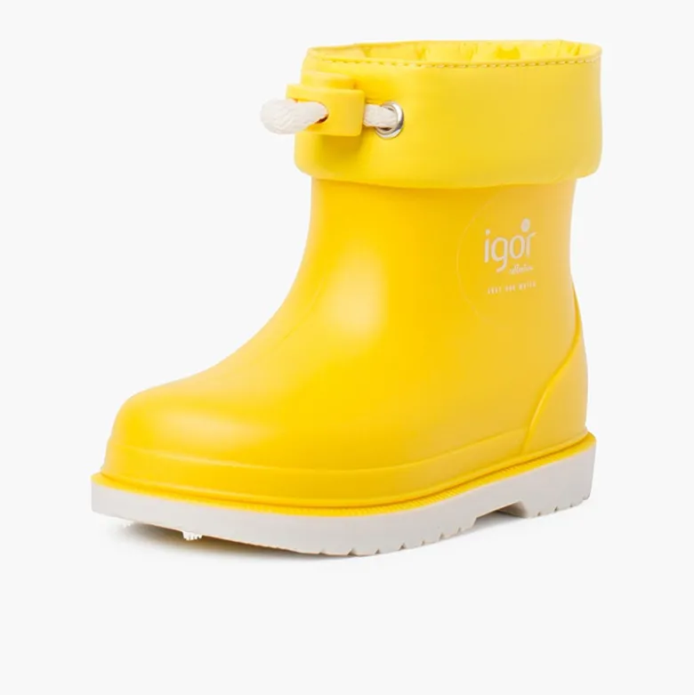Botas agua caña baja ajustables niños pequeños