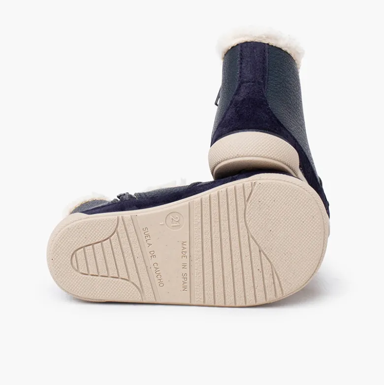 Botas barefoot neopiel cuello borreguito