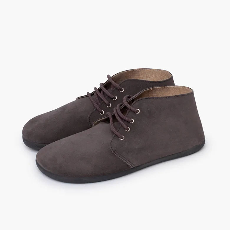 Botas barefoot serraje cordones