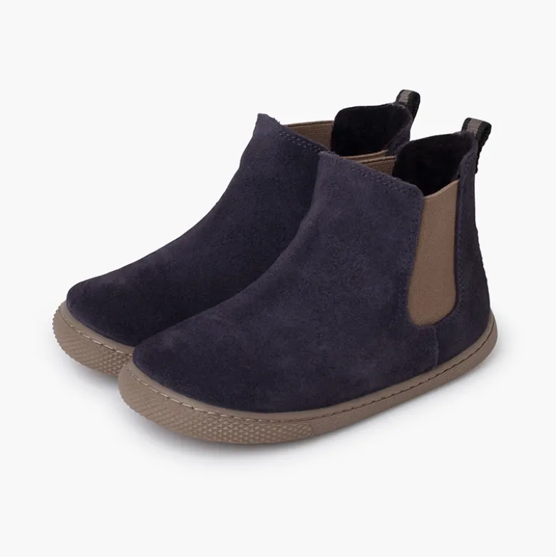 Botas barefoot serraje tipo chelsea