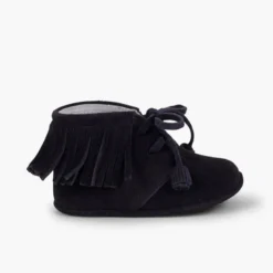 Botas Bebé Flecos tipo Indias con Cordones