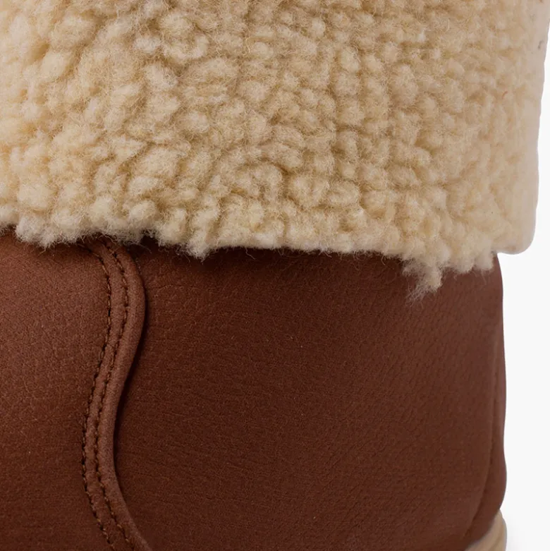Botas cuero vegano cremallera