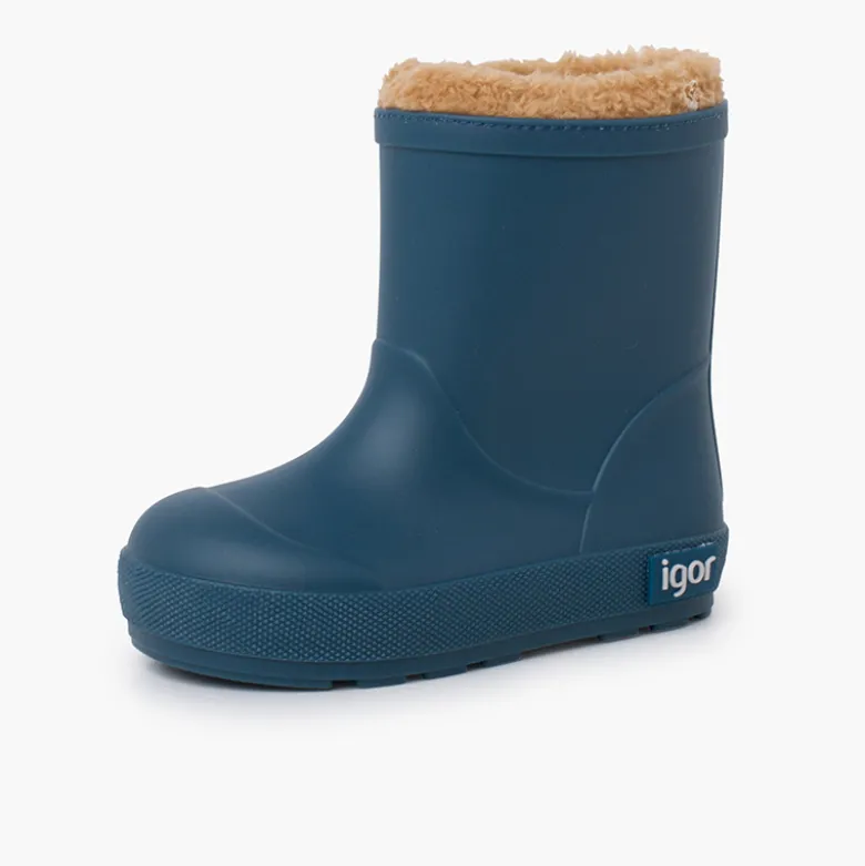 Botas de agua barefoot forro borreguito