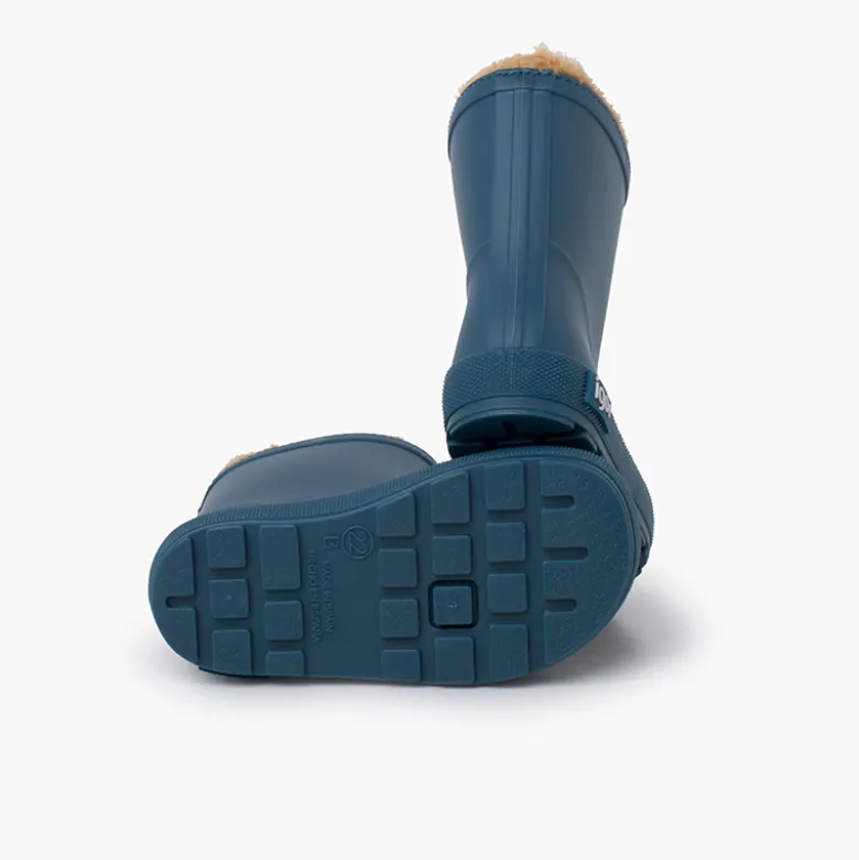 Botas de agua barefoot forro borreguito