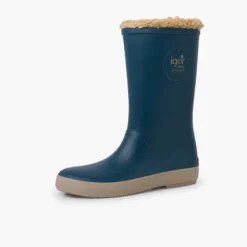 Botas de agua borreguito suela beige
