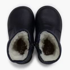 Botas lisas piel lavable niños