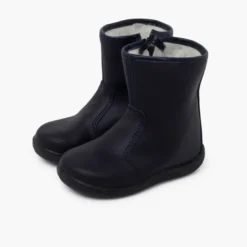 Botas lisas piel lavable niños