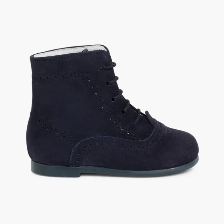 Botas Pascualas para Niñas Serraje