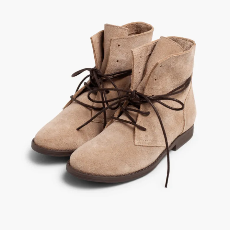 Botas Serraje Cordones Encerados