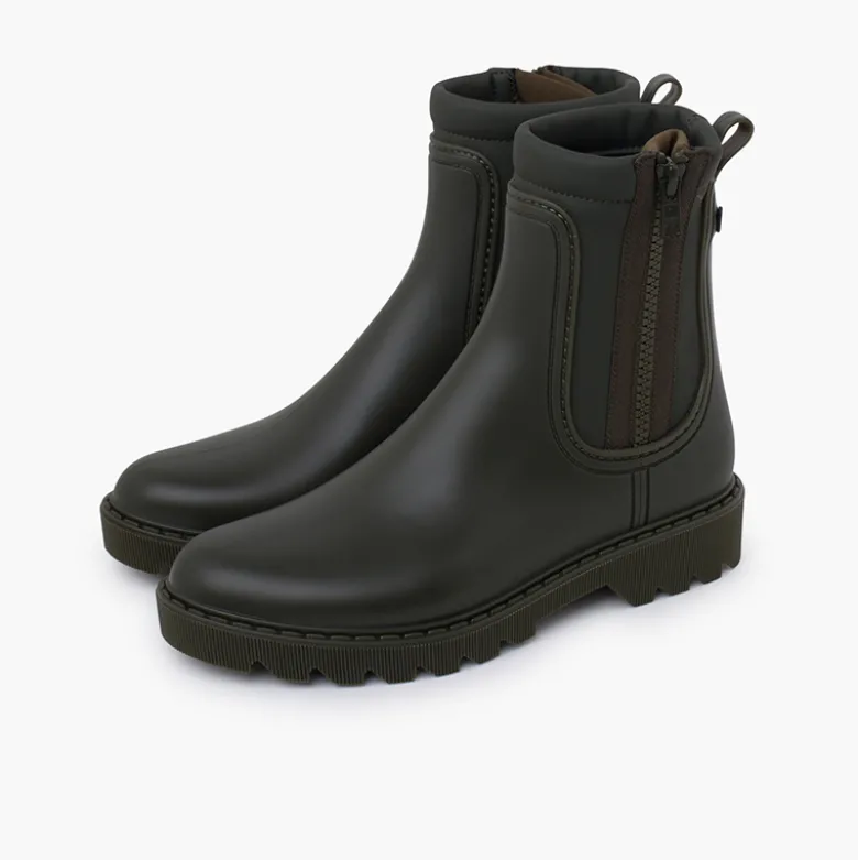 Botines agua mujer forro suave interior