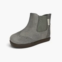 Botines barefoot niña picado decorativo