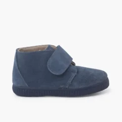 Botines tira ancha adherente forro pelito