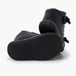 Botitas piel lavable niños cordones elásticos