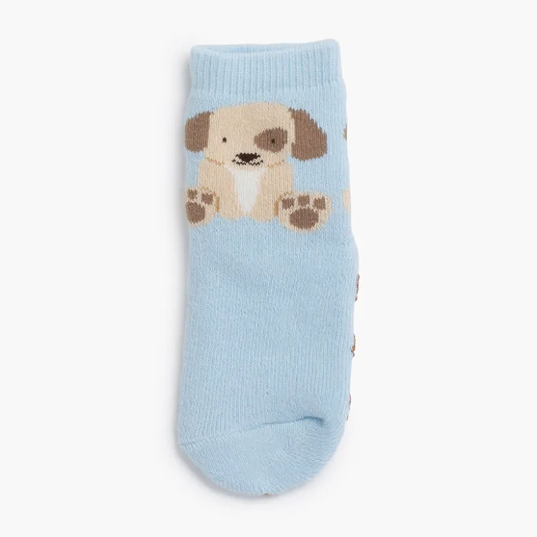 Calcetines antideslizantes perrito pompón