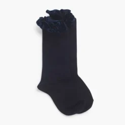 Calcetines Fruncido Terciopelo