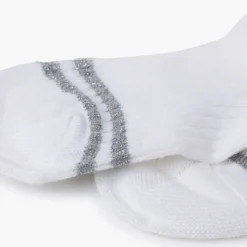 Calcetines invisibles rayas brillo