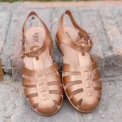 Cangrejeras clásicas biarritz metalizadas