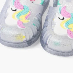 Cangrejeras glitter unicornio tira adherente