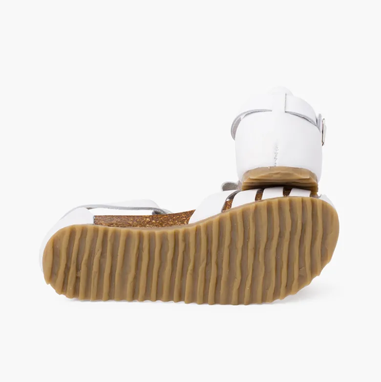 Cangrejeras mujer y niños piel suela bio