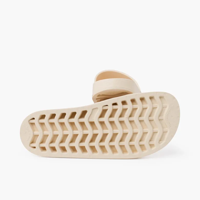 Chanclas Mujer Tira Ancha Colores Empolvados