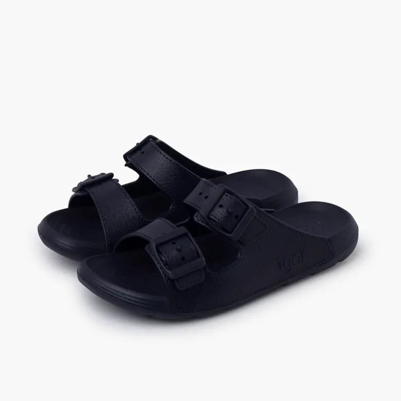 Chanclas suela eva doble hebilla
