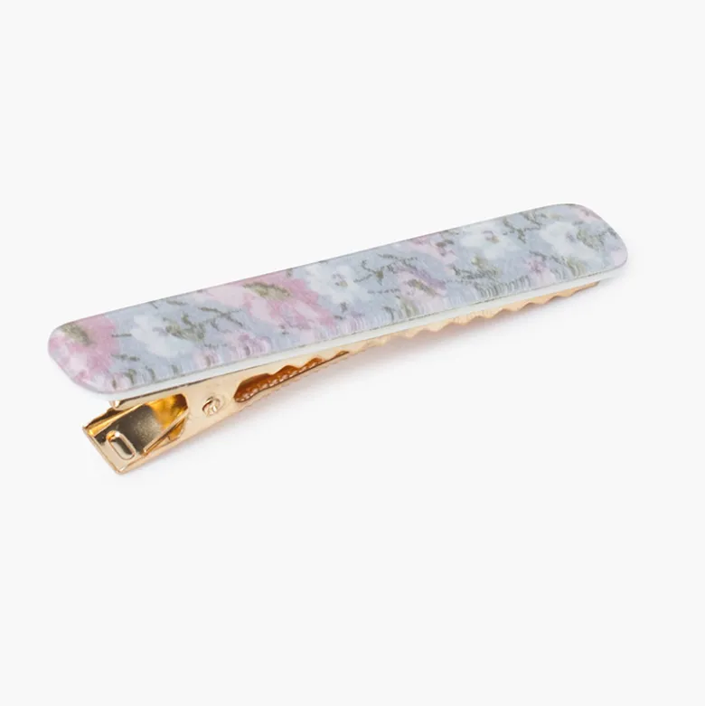 Clip de pelo estampado flores