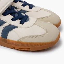 Deportivas Blanditos bandas tira adherente y cordones