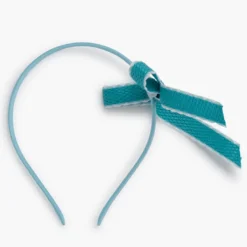 Diadema lazo ribete blanco