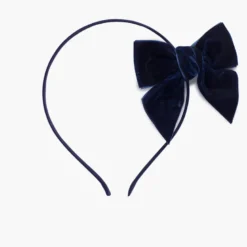 Diadema raso con lazo terciopelo